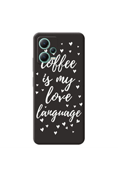 Other Xiaomi Redmi Note 12 Pro 5G Coffe is my love language Black Colored Sil...