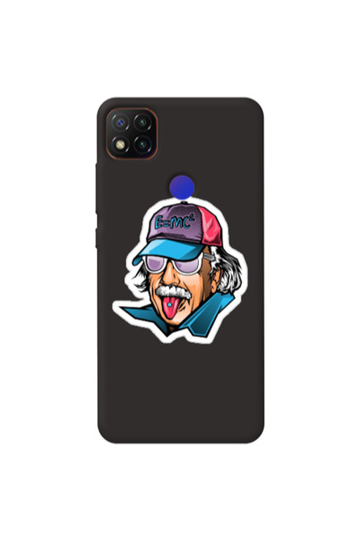 Other Xiaomi Redmi 9c Einstein Black Colored Silicone TPU Θήκη