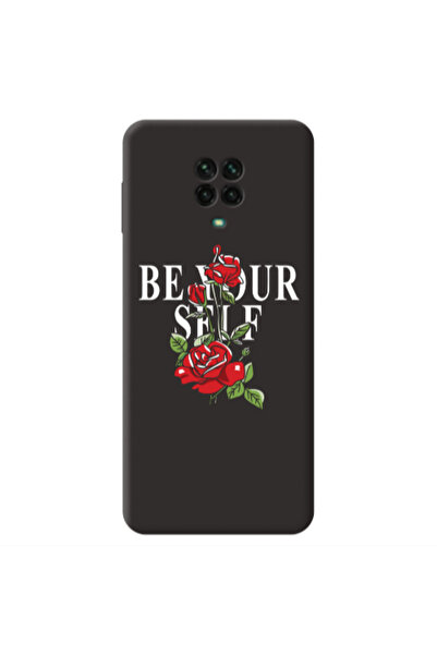 Other Xiaomi Redmi Note 9 Pro Be Your Self Black Colored Silicone TPU Θήκη