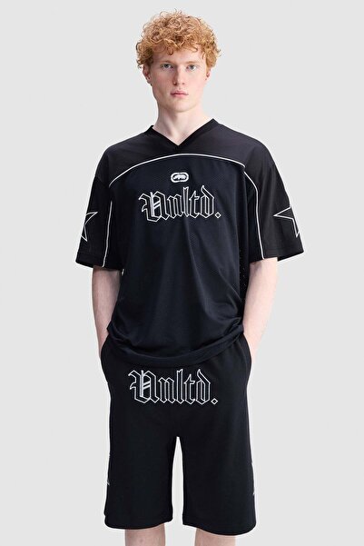 ecko unltd. Miro Oversize Crew Neck Appliqué Embroidered 100% Polyester Men's...