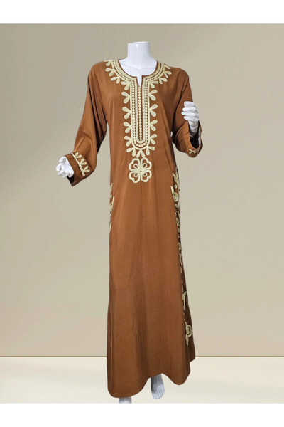 1way Embroidered Jilbab in Multi Colour