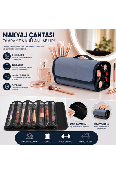 Merii Store Çok Amaçlı Organizer Çanta - Çanta Boy Profesyonel Makyaj Çantası...