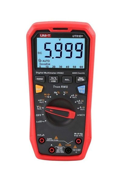 Unit UT61D+ 1000V True Rms جهاز قياس رقمي متعدد الوظائف