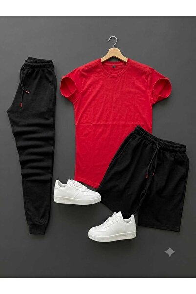 Gutsy TRICOU, PANTALONI DE TRENING, PANTALONI SCURȚI, COMBINARE DIN 3 PIESE, ...