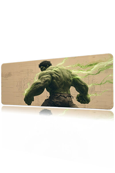 Halura Hulk Avengers 40X90 Patterned Digital Printed Gaming Mousepad XXL with...