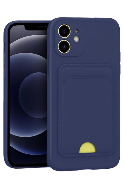 New Face Svl-Shop iPhone 11 Case Kelvin Silicone with Business Card Holder (2...