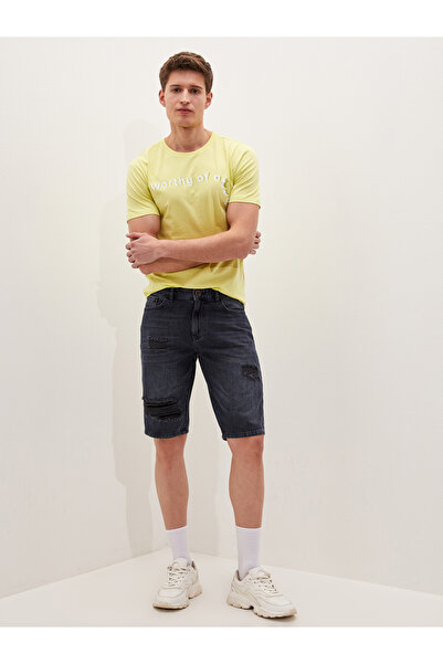 LC Waikiki Standard Fit Men's Denim Shorts