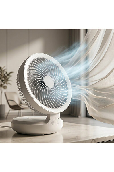 HITTERGEM Ventilator Portabil, 4 Viteze si Rotire 180 Grade, USB cu Acumulato...