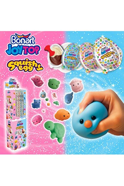 Bonart Sürpriz Yumurta Squishy Oyuncaklı x 2adet