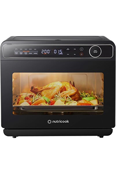 Nutricook ST330K Steami X 10-in-1 Air Fryer Oven with Steam and Convection, 24L