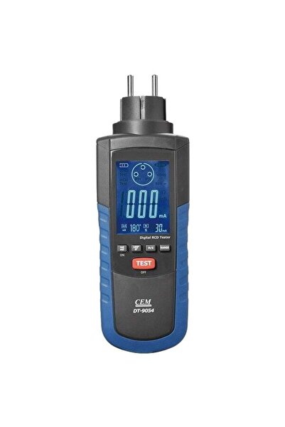 Cem DT-9054 Kaçak Akım Rölesi RCD Test Cihazı