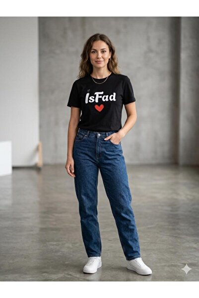 Slim Fit Dar Kesim %100 Pamuk Bisiklet Yaka Tişört