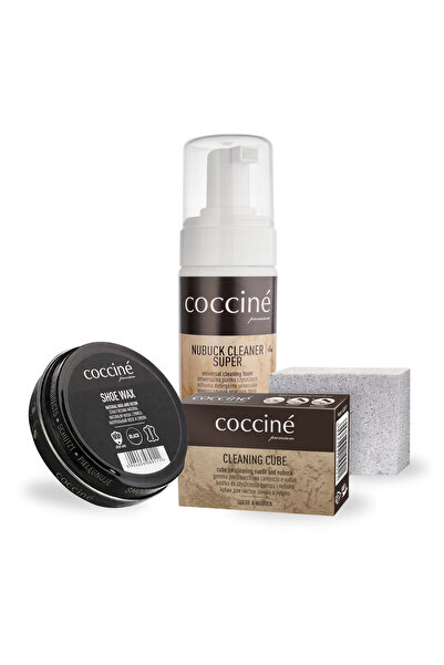 Coccine Solutie de curatat incaltaminte, Coccine, set 3 in 1, spuma de curata...