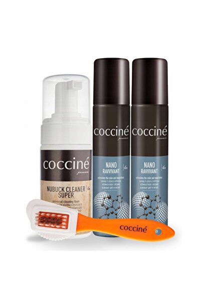 Coccine Set de ingrijire a incaltamintei, Coccine, 4 in 1, 2 x 75 ml, incolor...