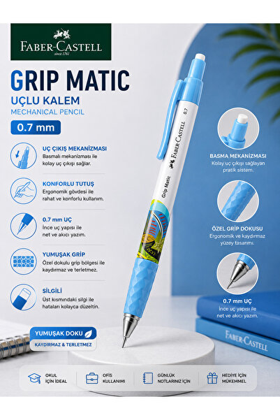 Faber Castell Faber-Castell Matic 0.7 Uçlu Kalem Özel Koleksiyon Serisi | Sil...