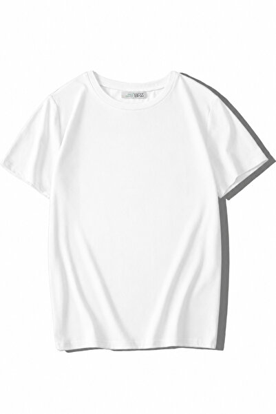 BRZ KIDS Unisex Kids Basic White T-Shirt
