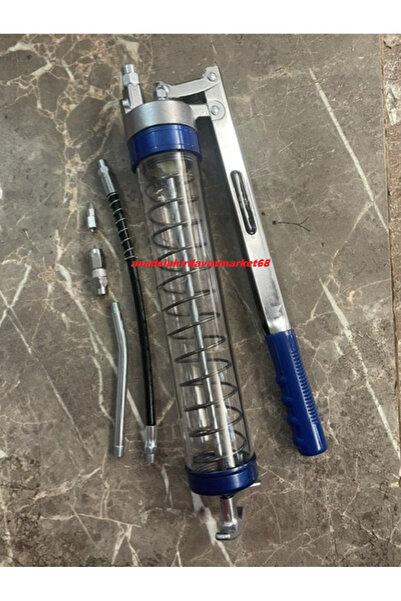 Mrs ŞEFFAF GRES YAĞ POMPASI YÜKSEK BASINÇLI GRES YAĞ BASMA POMPASI 600CC 5PCS