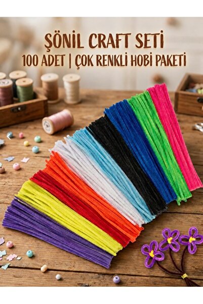 Akkaymak Şönil (Çiçek Yapım Teli) 30 cm 100 Adet