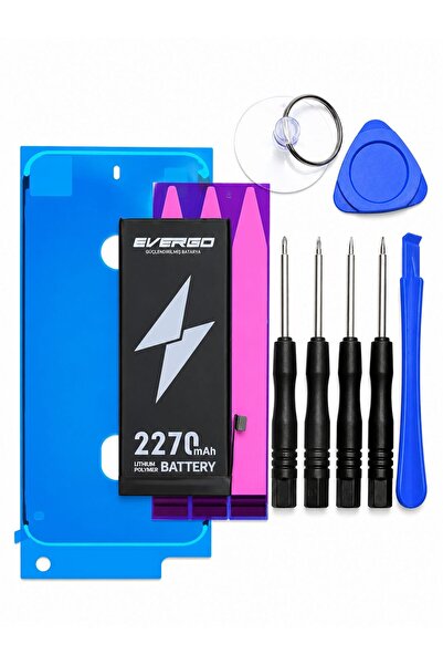 evergo İPHONE 8G BATARYA 2270mAh YÜKSEK KAPASİTE ÜSTÜN GÜÇLENDİRİLMİŞ BATARYA