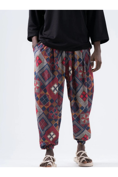FıttingRoom Elastic Waist Pleated Half Shalwar