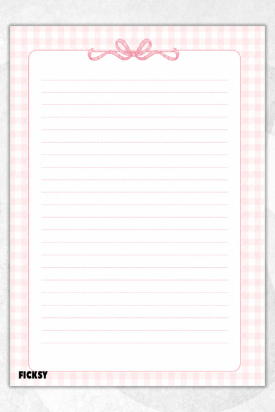 Ficksy A4 Notepad Unlined Notebook - 50 Sheets - Memopad - Notepad - Notepad ...