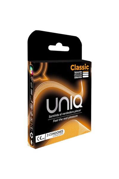 uniq Prezervative Classic fara Latex 3 buc