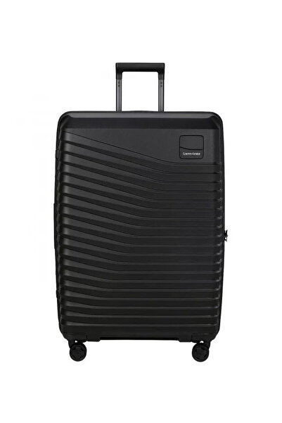 Samsonite Siyah Çekçekli Sert Valiz INTUO-SPINNER 75/28 EXP