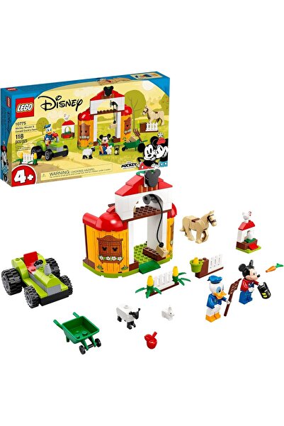 LEGO مجموعة بناء مزرعة ميكي ودونالد داك من ديزني 10775؛ مجموعة لعب إبداعية لل...