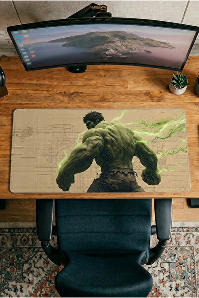 Halura Hulk 30X70 Patterned Digital Printed Gaming Mousepad XXL with Non-Slip...
