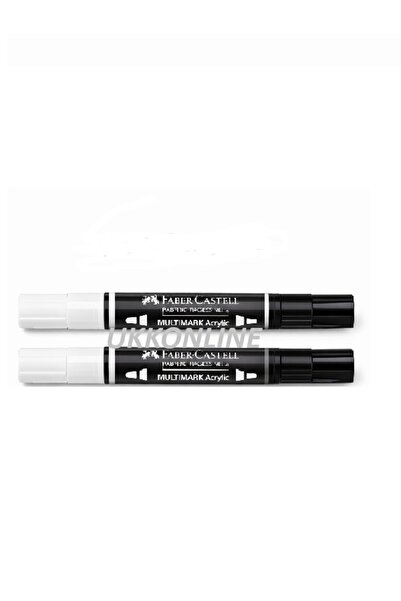 Faber Castell 2-Pack Faber-Castell Multimark Acrylic Dual Tip Marker