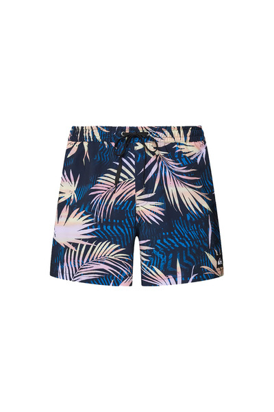 Quiksilver Șorturi de înot pentru bărbați, amestec de surf-silk, 15 inch, măr...