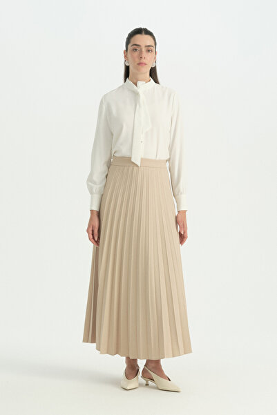 Nihan Pilise Skirt - Stone