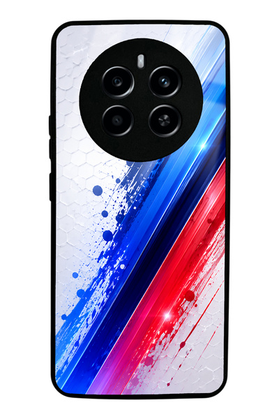 Spoyi Realme 12 Pro Blue M2 Design Glossy Phone Case