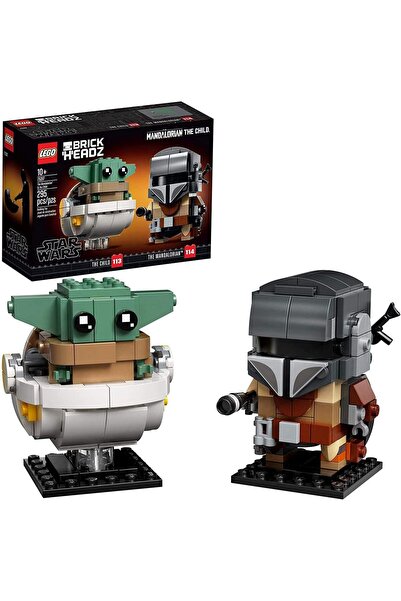 LEGO بريكت هيدز ستار وورز الماندالوريان والطفل 75317