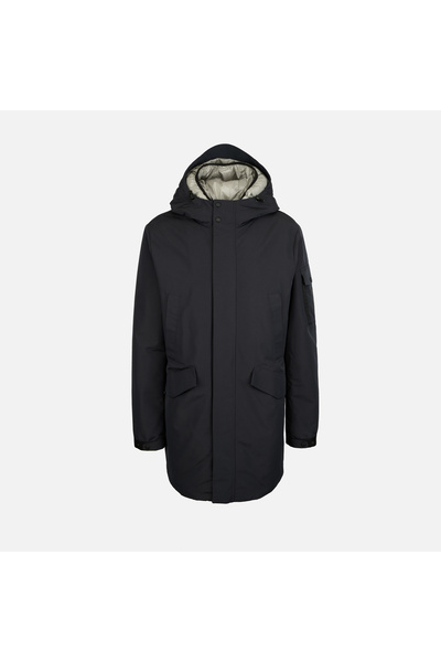 Geox Parka neagră pentru bărbați Velletri
