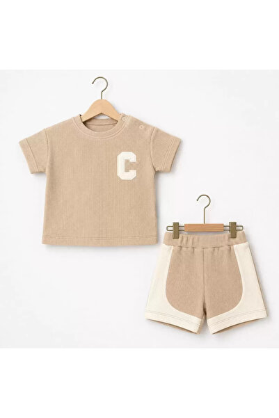 northcity n 6/24 Month Embroidered Waffle Fabric Baby Set - Antiallergenic, S...