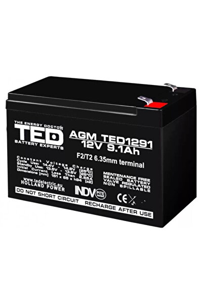 TED Baterie Plumb-Acid 12 V/ 9.1 A