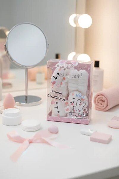 Miniso Havlu Saç Bandı ve Bileklik FA-510 Bakım Seti – Yumuşak 2 Parçalı Konfor