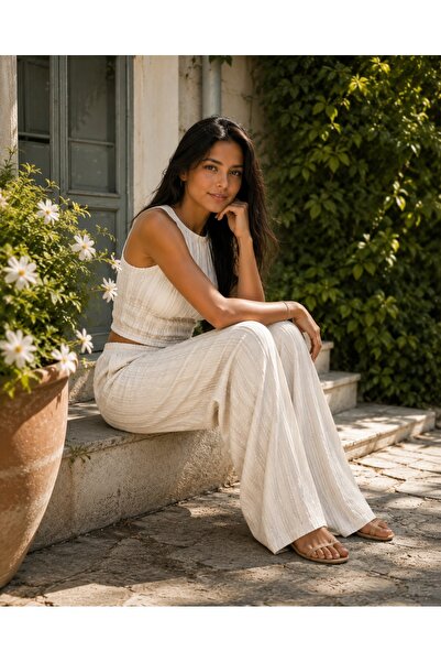 unika boutique Komplet kratkih pantalona za žene, moderni letnji korduroj