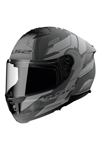 LS2 KAPALI KASK STREAM 2 SHADOW MAT TITANYUM ORJİNAL L VİZÖRLÜ