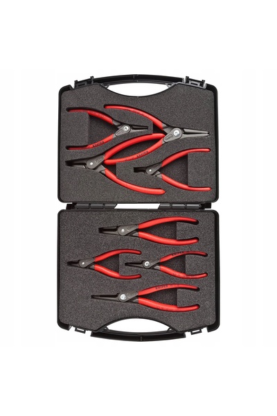 Knipex Clește pentru garnituri inelare, set de 8 piese, în cutie.