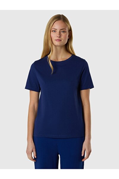 North Sails Regular Fit Crew Neck 100% Cotton Women's Short Sleeve T-Shirt