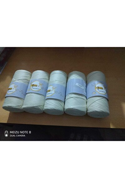 GİZA Makrume Cream 5 Pieces Color: 010 (200 Grams Each)