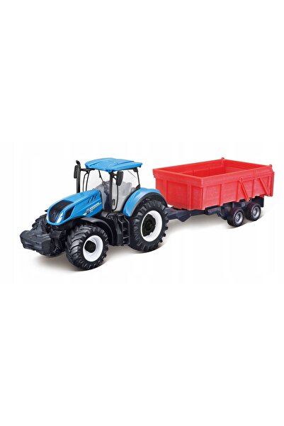 Bburago Junior TRACTOR NEW HOLLAND T7.315 + remorcă Bburago