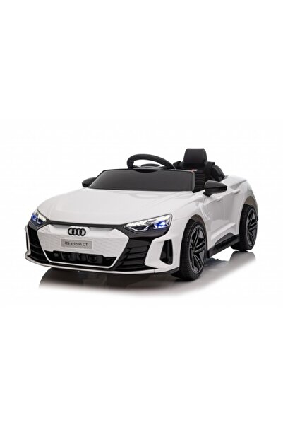 Audi Mașinuță Electrică RS e-tron White Copii 3-8 Ani, 12V, Telecomandă Paren...