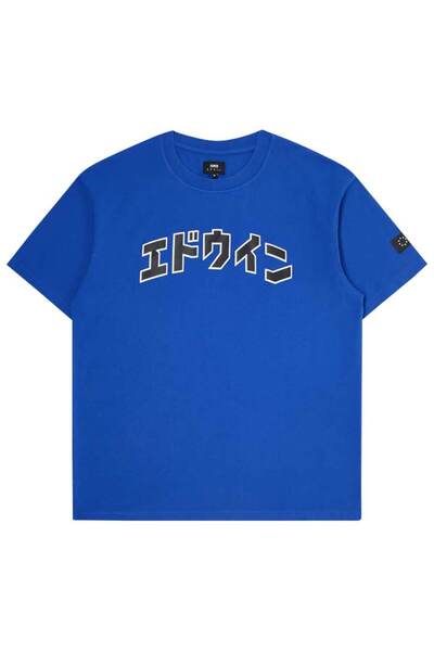 Edwin Tricou retro Katakana cu mânecă scurtă pentru bărbați, mărimea S