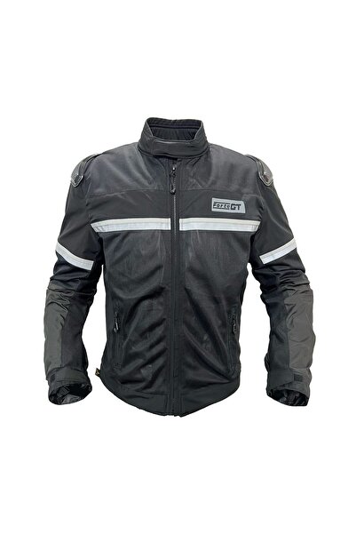 Forte GT Hattuşa Black Summer Motorcycle Jacket Ce Certified