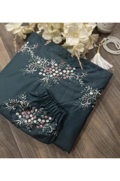 Generica Prayer Sheet with Collar 59 79 59 Cotton Fabric Green Color