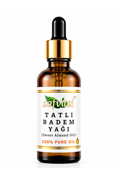 safvital Sweet Almond Oil 50 ml Cold Press Skin Care Oil Hair Care Oil Moistu...