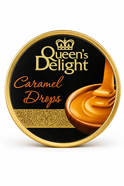 Queens Delight Caramel Flavored Candy (Caramel Drops) 150 Gr